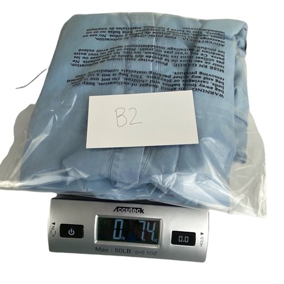 Zara Light Blue Longline Long Sleeve Lyocell Doleman Sleeve Top size Medium - Picture 8 of 8